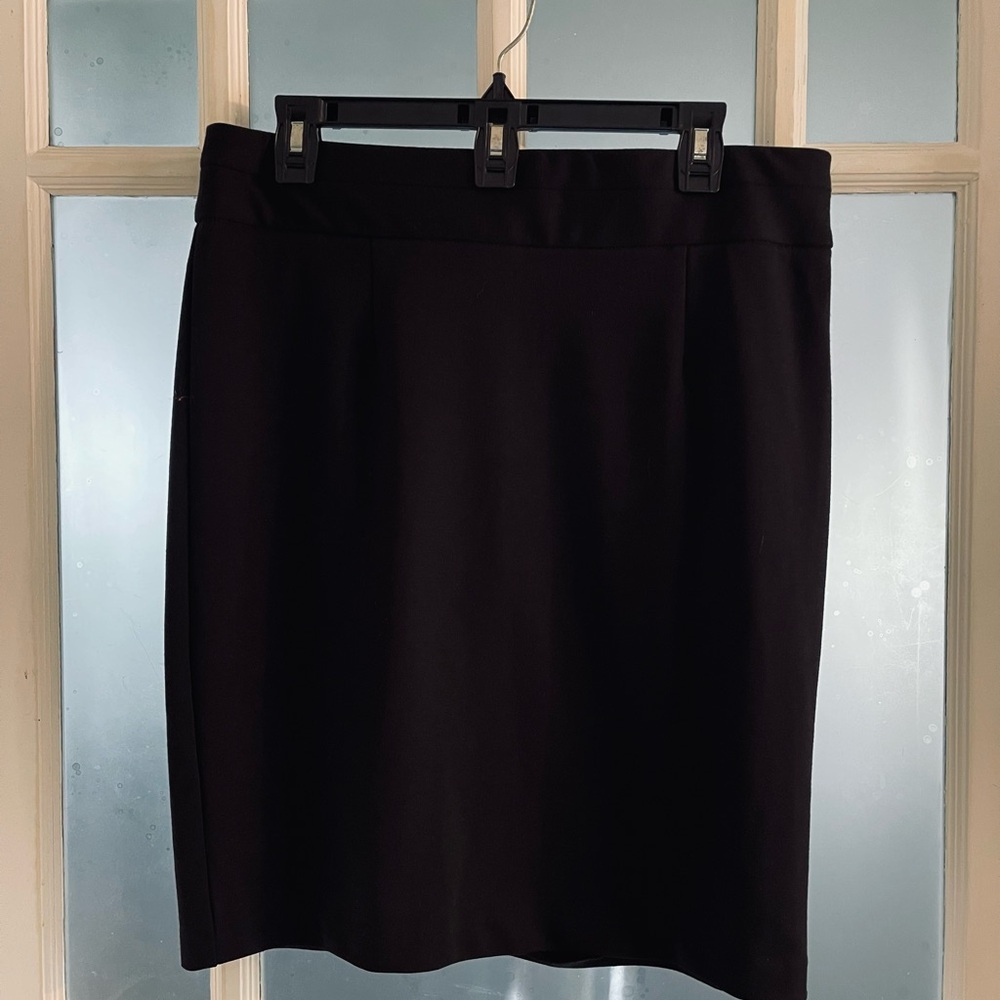 Grace Elements Classic Black Pencil Skirt